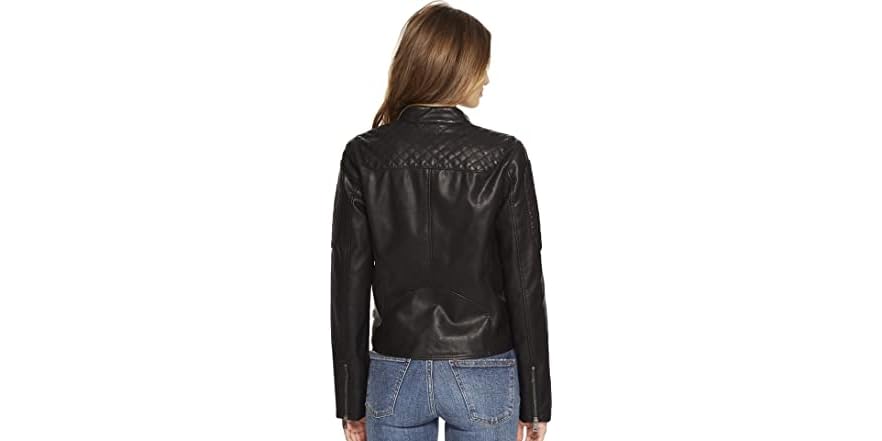 Giacca In Ecopelle Levi's Motocross Racer - Giacca Donna In Pelle Sintetica, Stile Moto Classico