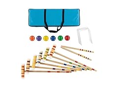 Hey Play 6-Player Croquet Set