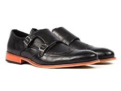 Gino Pheroni Men's Monk Strap Dress Shoes
