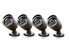 600TVL Day/Night Bullet Security Cameras - 4 Pack