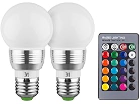 Massimo RGB Round Bulbs w/ Remote