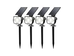 Kaxiida Solar Lights Outdoor Waterproof - 2025 Upgrade, 4pk