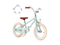 RoyalBaby EZ Kids Bike, 14 Inch, Green