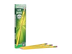 Dixon TICONDEROGA Woodcase Pencils with Erasers
