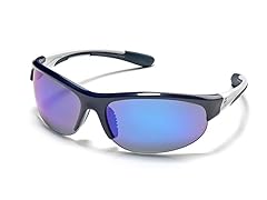 Half Frame Reflective - White/Dark Blue
