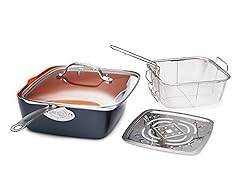 Gotham Steel 9.5" Deep Square Pan Set