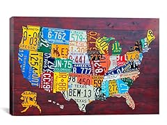 License Plate Map - David Bowman