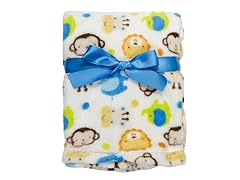 Cutie Pie Print Velboa Blanket: Animals