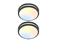 GoBright 2-Pack 10" Bathroom Light Fixture Ceiling Mount