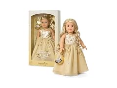 American Girl 2025 Glimmering Gold Holiday Collector Doll
