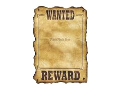 Beistle Western Wanted Sign