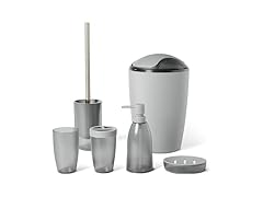 Amazon Basics 6-Piece Bathroom Accessory