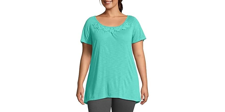 Just My Size Jersey Tunic (3X) Sulfur