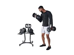 Echelon Strength Adjustable Dumbbells with Stand