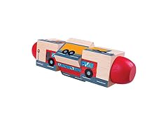 Bigjigs Toys Wooden Vehicle Twist Blocks