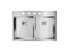 Elkay Equal Double Bowl Dual Mount Stainless Kit