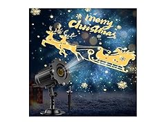Nagudenfo 3D Dynamic Christmas Projector Lights