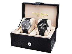 Akribos XXIV Quartz Chronograph Strap/Bracelet Watch Set