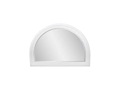 Howard Elliott Collection George Mirror, Silver Lacquer Finish