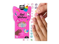 Omy Unicorn Nail Stickers for Kids
