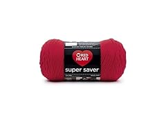 RED HEART Super Saver Yarn, Hot Red