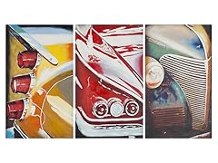 Auto Legends Triptych Wall Art