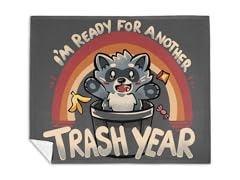 "Another Trash Year" Mink Fleece Blanket