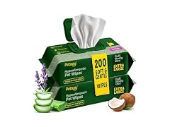 Petazy Pet Wipes for Dogs & Cats (200Ct)