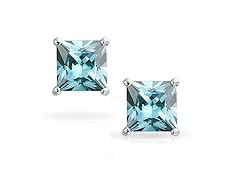 14K White Gold Birthstone -March