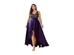 Ever-Pretty (18) Women's Sleeveless Sequin Pur