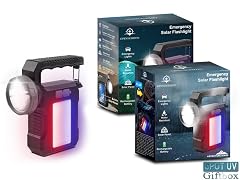 Solar Rechargeable LED Flashlight & Lantern