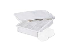 Host Ice Cube Tray with Lid, Makes 15 1.25" Cubes