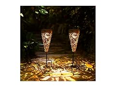 DIBIEECN 6 Pack Sun & Moon Solar lights
