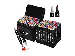 YTW 80 Colors Dual Tip Art Markers