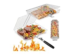 PitInnov 3pc Grill & Fish Basket Set