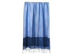 Tara 100% Silk Scarf Blue