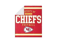 KANSAS CITY CHIEFS Sherpa Fleece Blanket