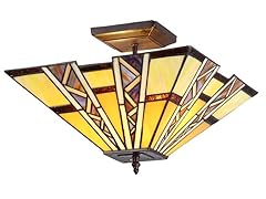 Mission 2-Light Semi-flush