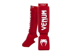 Venum "Kontact" Shin Instep Guards, Red