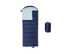 Amazon Basics 50F Warm Weather Bag - Navy Blue