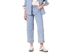 Amazon Essentials Women's Wide-Leg Jeans