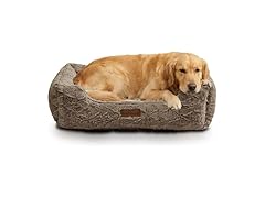 Modern Threads Ultra Soft Plush Pet Bed, Brown