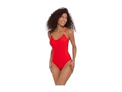 Steve Madden Women's Scoop Neck One Piece Chain