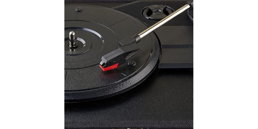 Bluetooth Suitcase Turntable in Map Prin main image 1