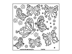 The Crafter's Workshop Butterflies Mini Template 6" x 6"