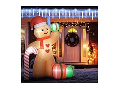 CIGEGE 8ft Gingerbread Man