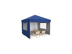 10x10 Pop Up Canopy Tent with 3 Removable Sidewalls