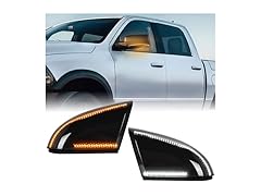 Nilight Side Mirror Marker Light Switchback Amber Turn Signals