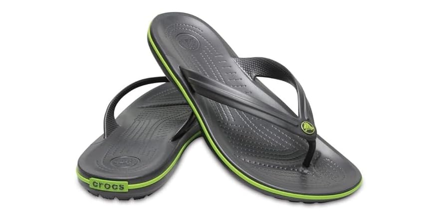 Crocs Crocband Unisex Flip Graphite/Volt Green