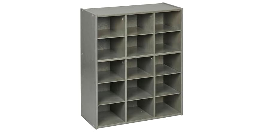 ECR4Kids Streamline – Armario de almacenamiento con 12 compartimientos, 3 x 4, muebles de aula